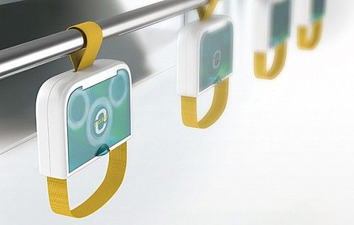 cyclean具有杀菌清洁的公交车拉手设计