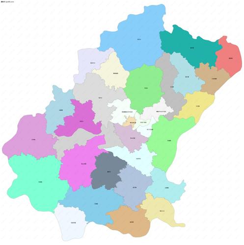 醴陵市边界地图