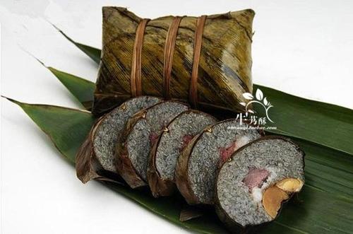 贵州粽子灰粽 贞丰粽粑 贞丰胖四娘瘦肉板栗粽