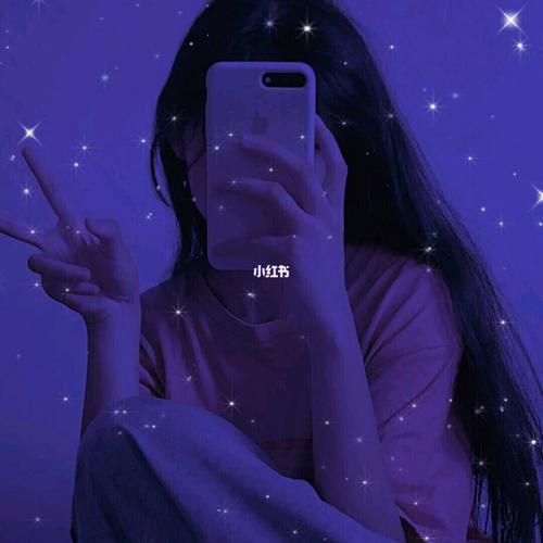 星空女头像_星空_素材_头像
