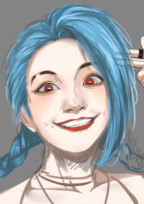 金克丝_wfp__插画师作品_涂鸦王国gracg.com