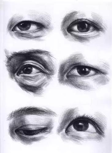 教程:100种眼睛的画法,素描眼睛基础步骤画法