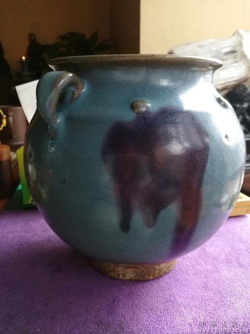 明代钧瓷双系罐