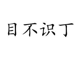 目不识丁