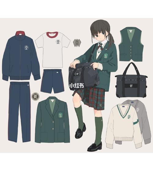 女生校服/制服设计参考_制服_设计_校服_绘画_时尚_穿