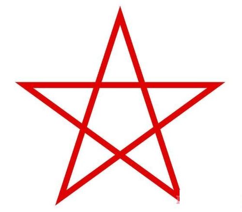 怎么画五角星不同类型五角星的画法图片