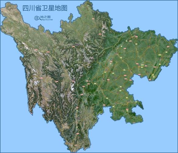 四川地形复杂多样,地势西高东低