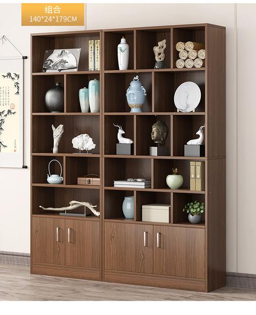 健威同款摆放古董的博古架中式多宝阁隔断置物架客厅榆木摆件展示柜