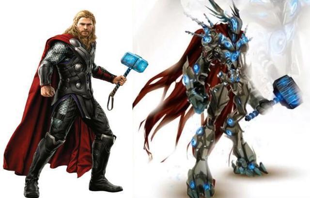 超级英雄机甲化雷神成变形金刚而小丑让人不敢惹