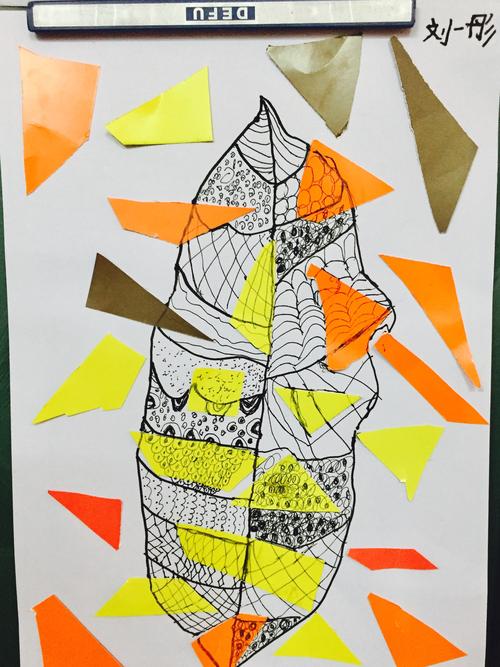 儿童画:一叶知秋