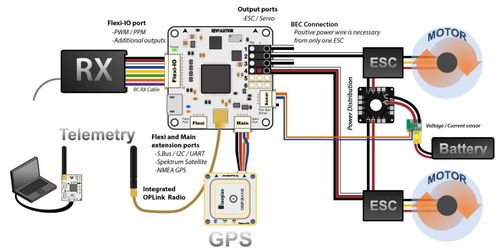 openpilot cc3d micro-controller revolution flight controller up