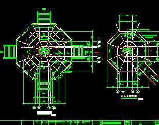 中国古代建筑宝塔施工图纸