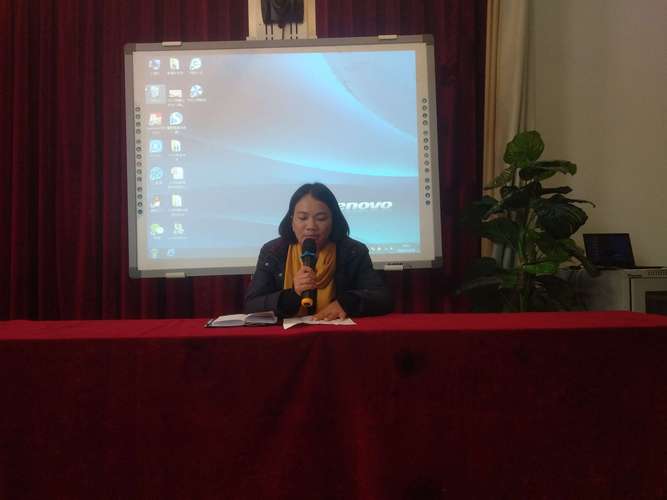 段艳玲老师在交流