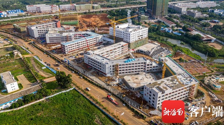 瞰海南 | 航拍海南中学美伦校区 今年9月投用