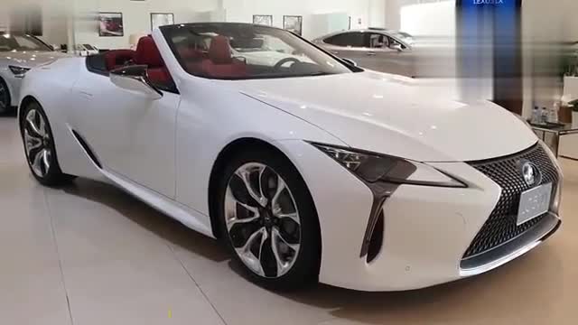 与2021款雷克萨斯lc500敞篷跑车零距离接触!