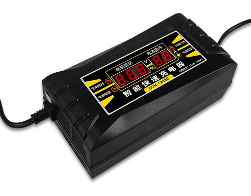 索尔 带显示智能全自动12v汽车电瓶充电器电瓶蓄电池充电机110v22
