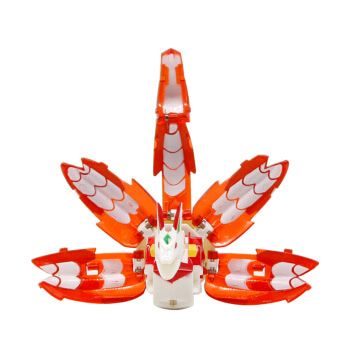 爆兽猎人玩具儿童男孩爆丸自动变形蛋对战出阵套装 火焰九尾狐5408