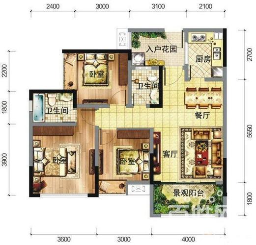 西山秘境.翰林府开盘特惠精装 3室2厅2卫65万起