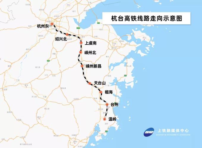 杭台高铁新建线路一览附图示