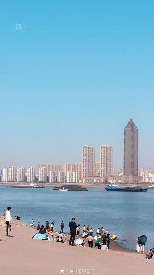 从卫星图片看芜湖 "网红沙滩" 的前世今生