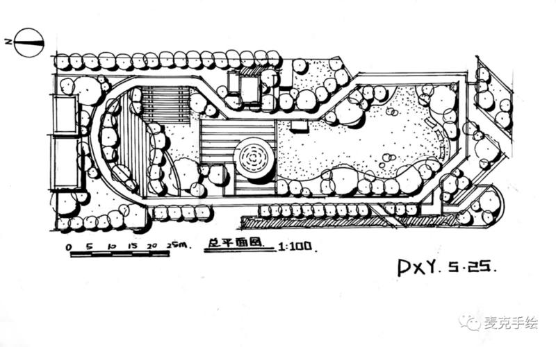 麦克景观经典案例抄绘营第二阶段总结来看看优秀的平面图修炼记