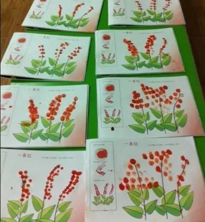 彩点画——拿起棉签/橡皮/瓶盖…… 一起来印画