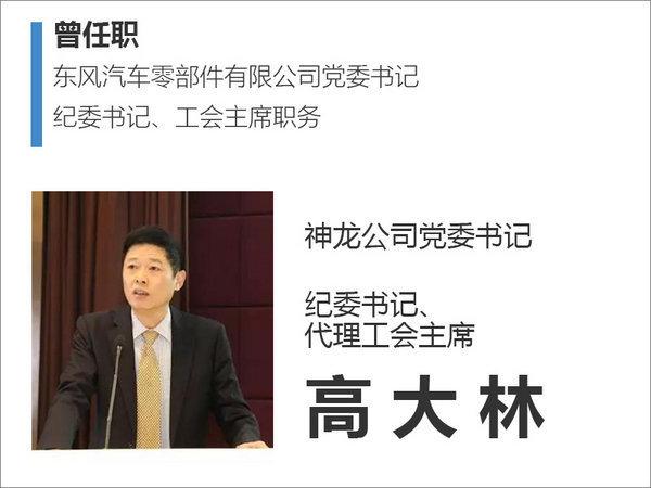 高大林任神龙公司党委书记