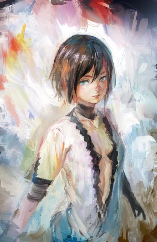 油画人物/漫画插画