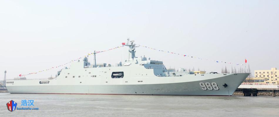 新年首舰:2万吨级沂蒙山舰满旗入列东海舰队