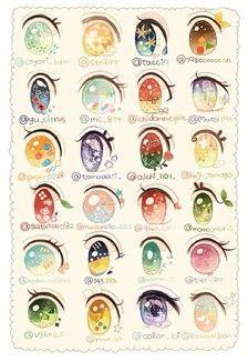 com #插画欣赏 #美丽二次元各种眼睛插画 #要当作教程也行… #眼睛篇