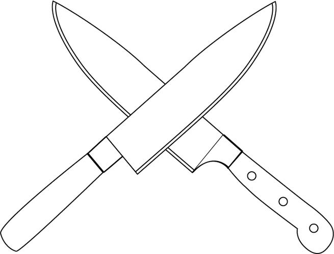 cooking knife clipart
