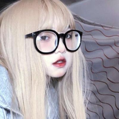 戴眼镜优质女头高清女生戴眼镜霸气酷的图片