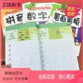 【全新正版】全套4册 数字汉字拼音笔画笔顺描红手写体彩色幼小衔接