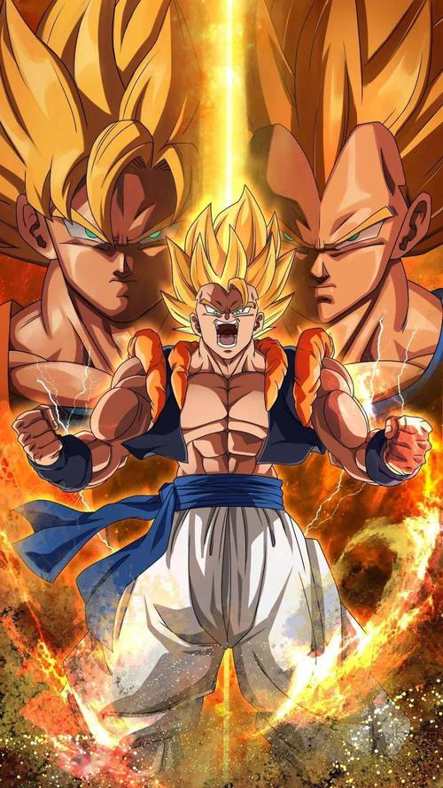 龙珠壁纸:爆裂的超级赛亚人