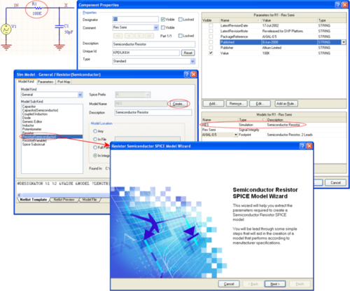 spice model creation from user data