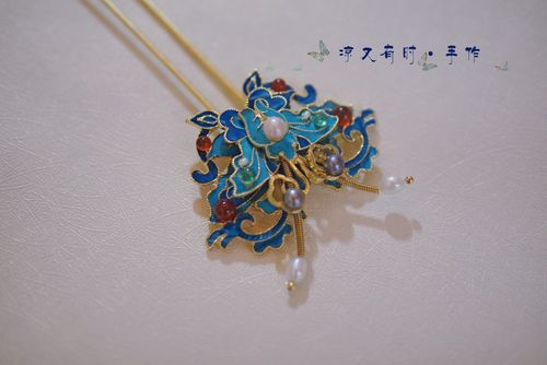 凉又有时手作 汉服仿点翠发簪 - 堆糖,美图壁纸兴趣