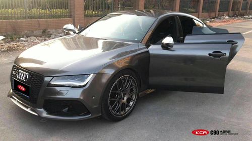 奥迪r7水晶钨钢车身 改色-大气稳重瞬间转换