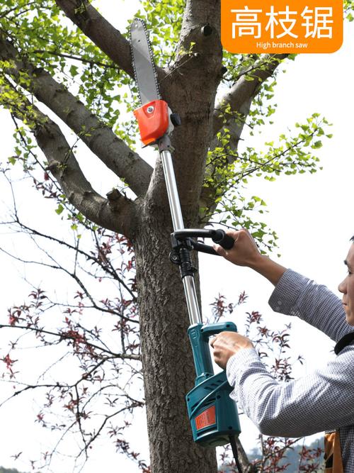 定做 树木高空修枝锯电动高枝锯 高枝电链锯 高空链锯 大功率电链锯锯