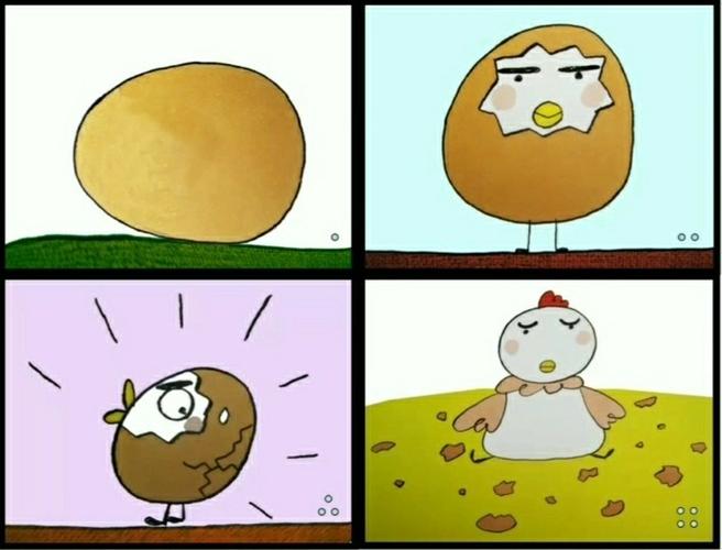 鸡蛋变成小鸡啦