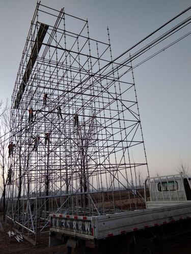 津山线跨越架搭设进度报告