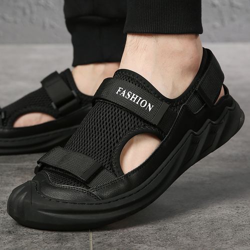 包头凉鞋男2022新款夏季男士凉鞋潮流休闲韩版运动透气百搭鞋子男