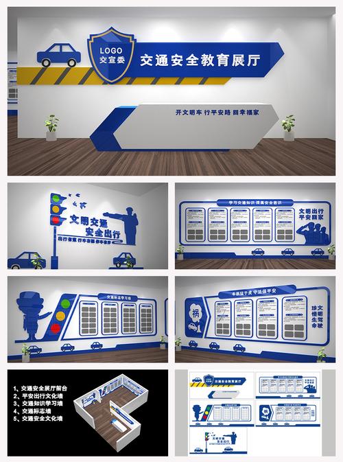 全套大气交通安全知识教育展厅