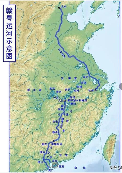 经过信丰的超级工程:赣粤大运河,赣州路线基本确定?