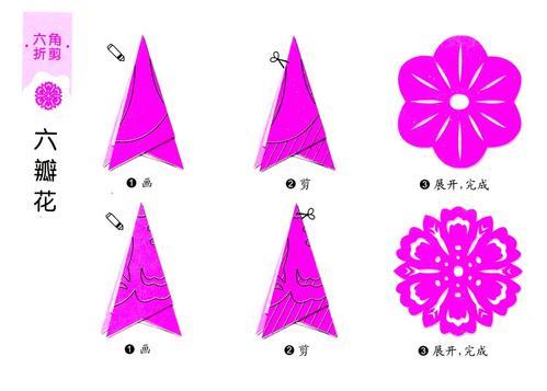 窗花剪纸图案大全及步骤图片