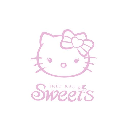 kitty猫图片简约,kitty猫图片可爱 hellokitty卡通人物墙贴凯蒂猫简约动漫海报贴画儿童