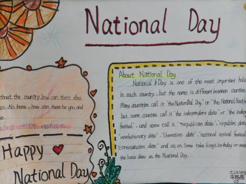 初一级【英语手抄报】优秀作品展示