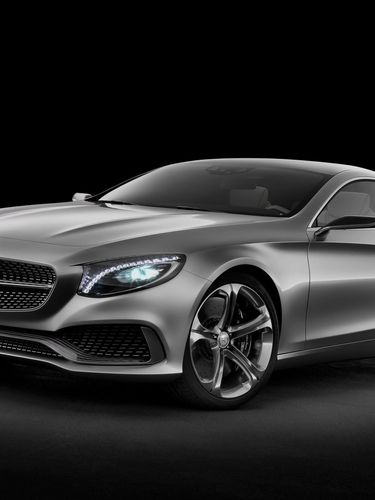 奔驰s级概念车桌面壁纸图片_[640x1136]尺寸分辨率