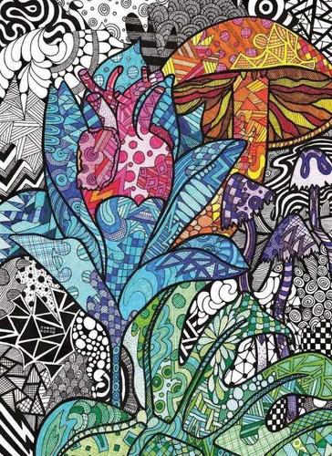 线描装饰画的表现技法