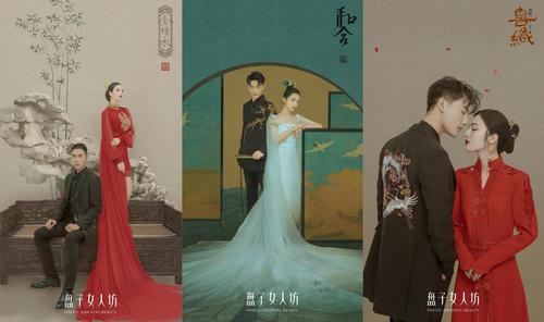 盘子女人坊2020年的热门新品系列中明制婚服主题备受好评,以正统明