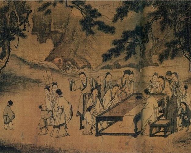 南宋马远《西园雅集图》